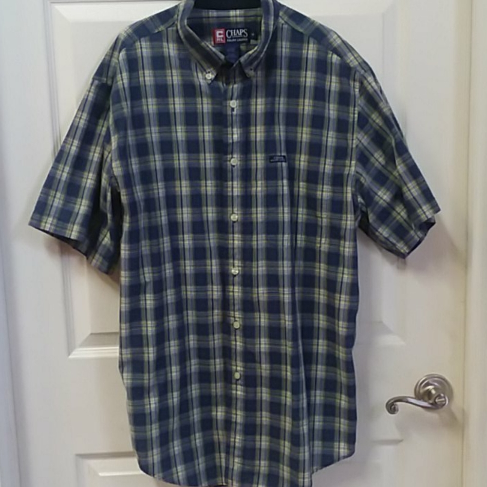 Men's Chaps Ralph Lauren Plaid Shirt size M